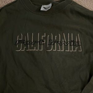 Men’s Fort Irwin long sleeve t-shirt olive green
